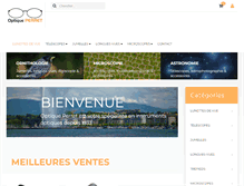 Tablet Screenshot of optiqueperret.ch